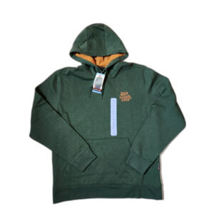 Quiksilver Men’s Large Graphic Hoodie Green Pullover NWT